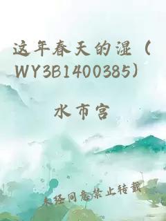 这年春天的湿（WY3B1400385）